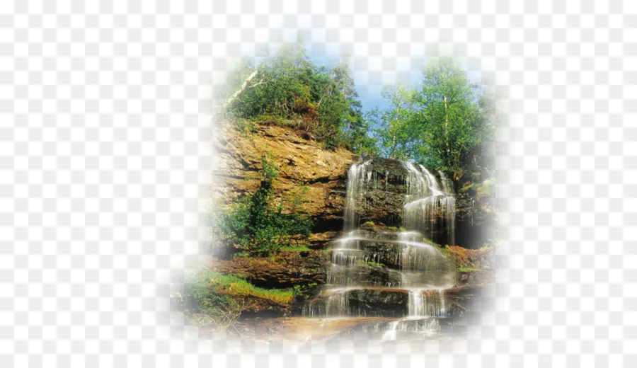 Cascada，Fondo De Escritorio PNG