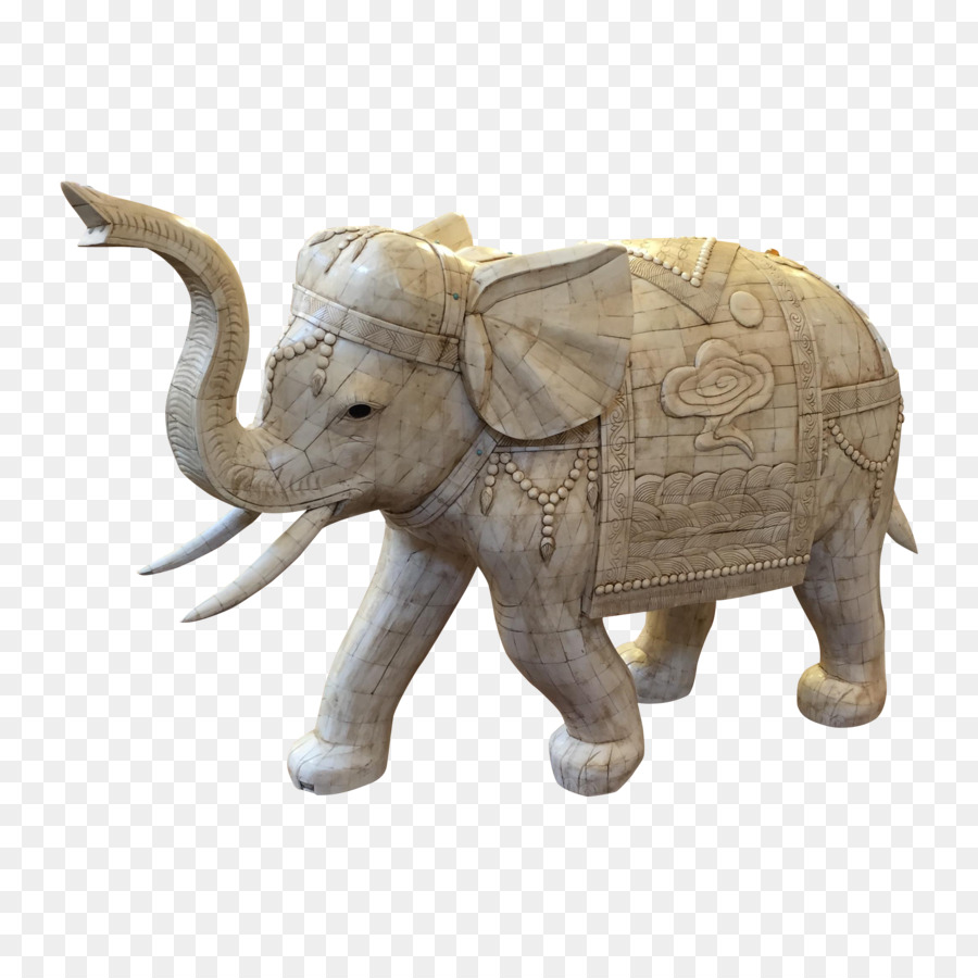 Estatua Del Elefante，Marfil PNG