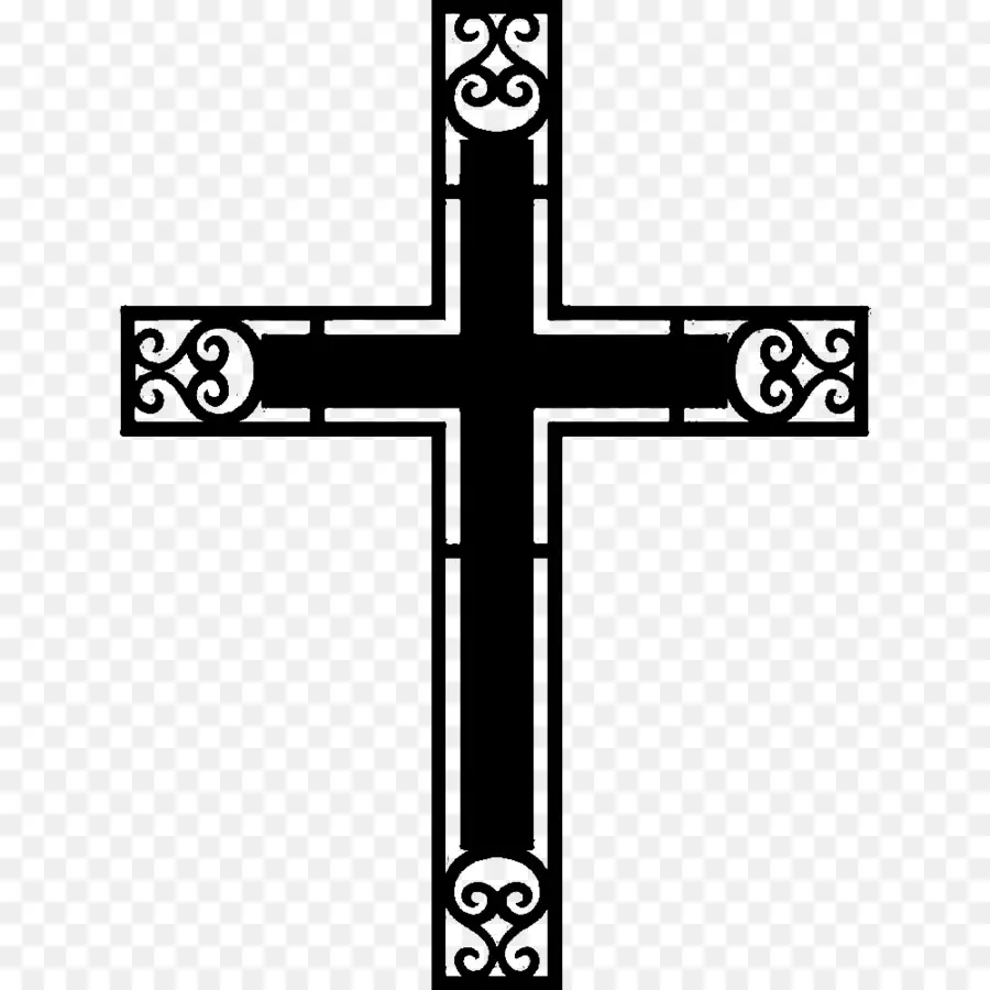 Cruz Decorativa，Cristianismo PNG