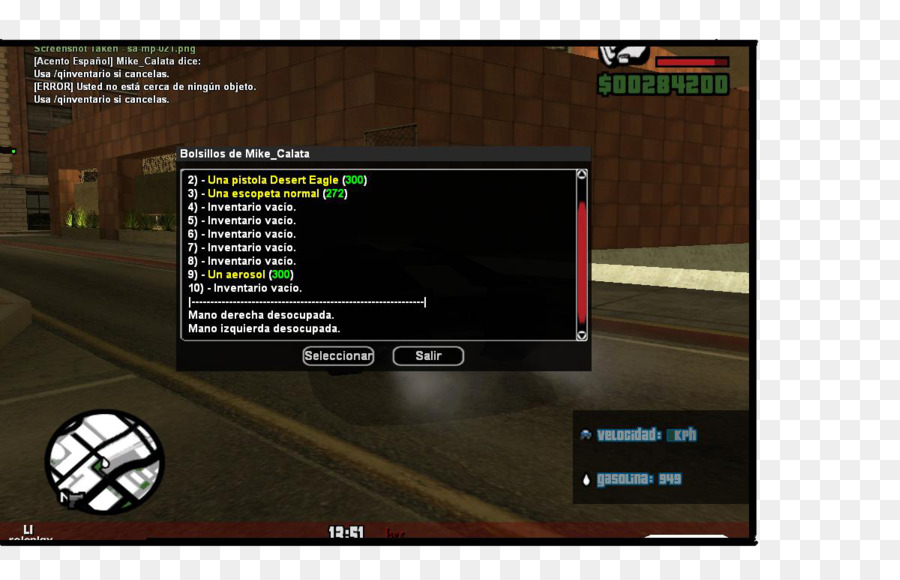 San Andreas Multiplayer，Los Servidores De Un Ordenador PNG