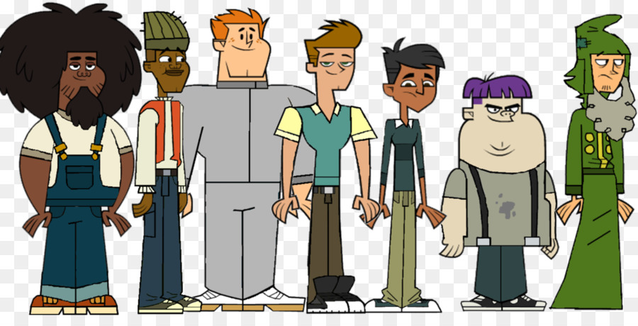 Total Drama Island，Carácter PNG