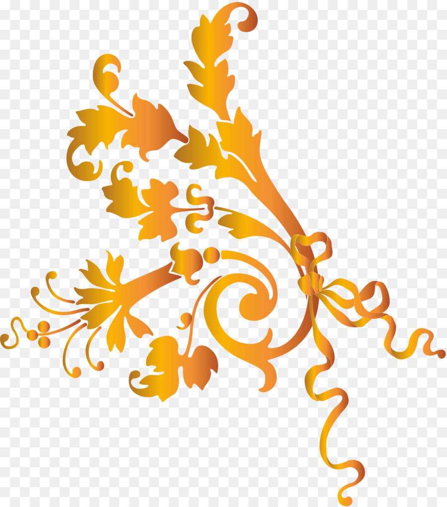 Diseño Floral，Remolino PNG