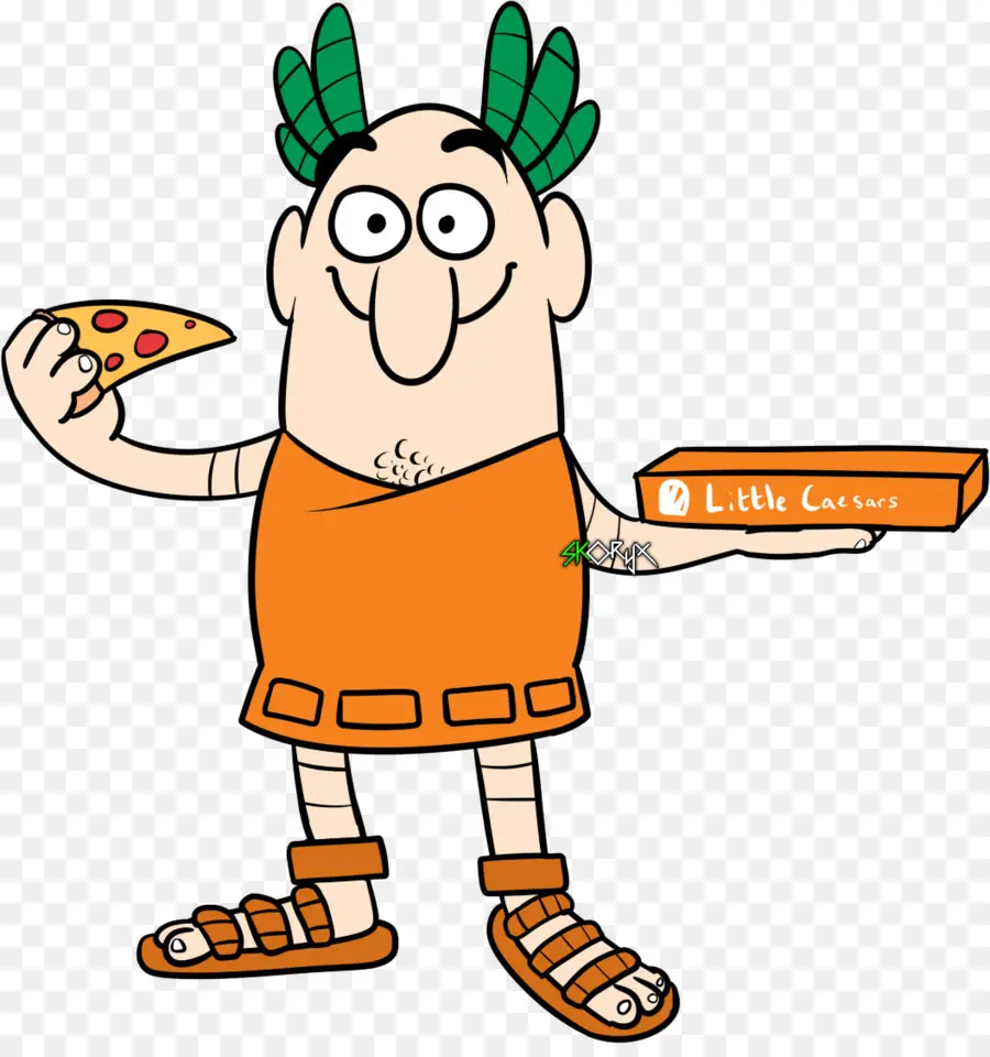 Romano De Dibujos Animados，Pizza PNG