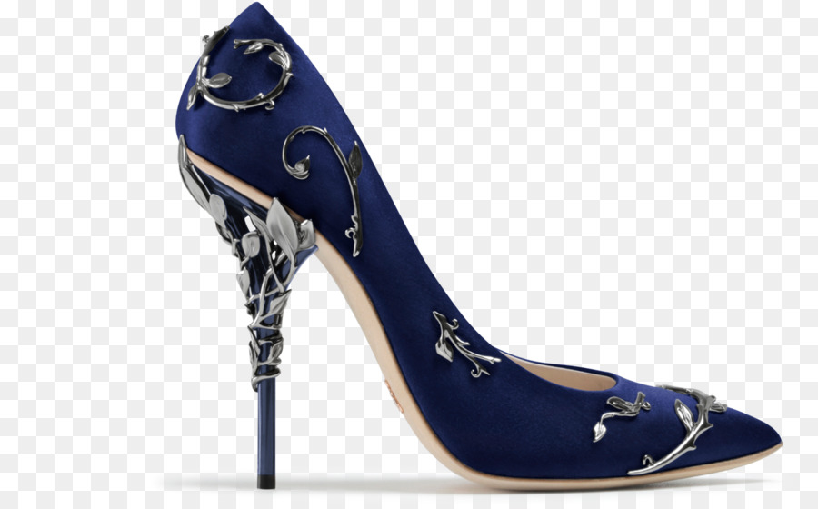 Zapato De Tacón Azul，Moda PNG