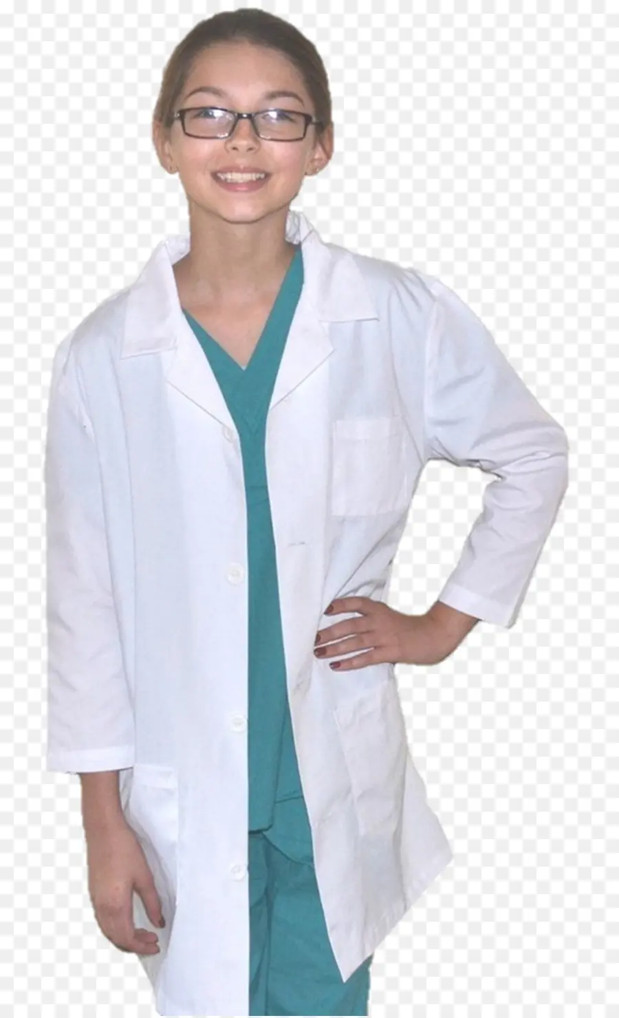 Chica En Bata De Laboratorio，Doctor PNG