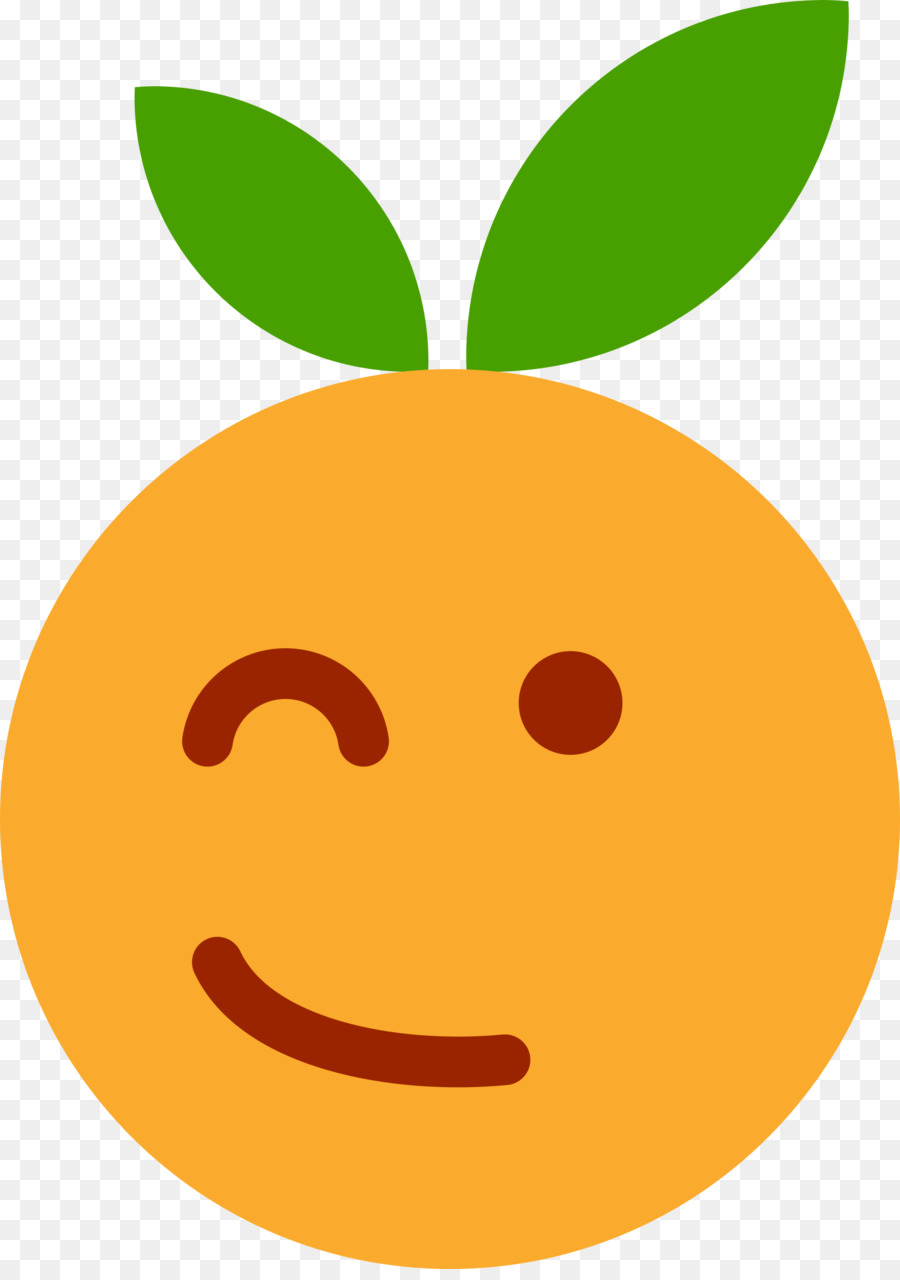 Emoji Naranja，Fruta PNG