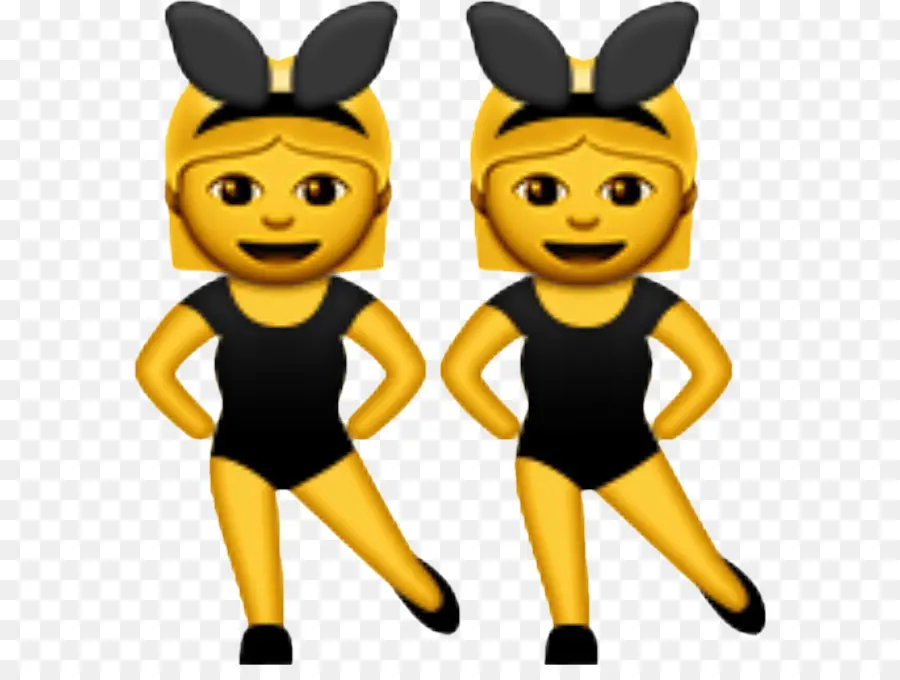 Emoji Bailando，Traje Negro PNG