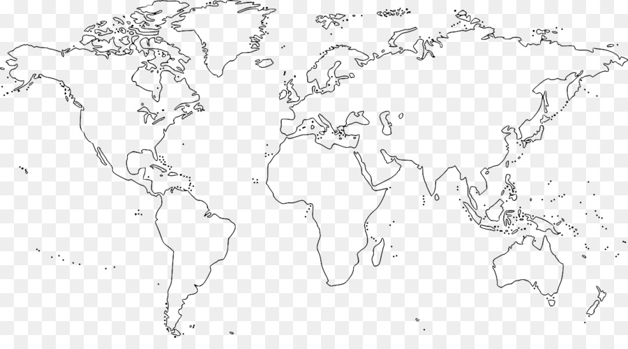 Mapa Mundial，Continentes PNG