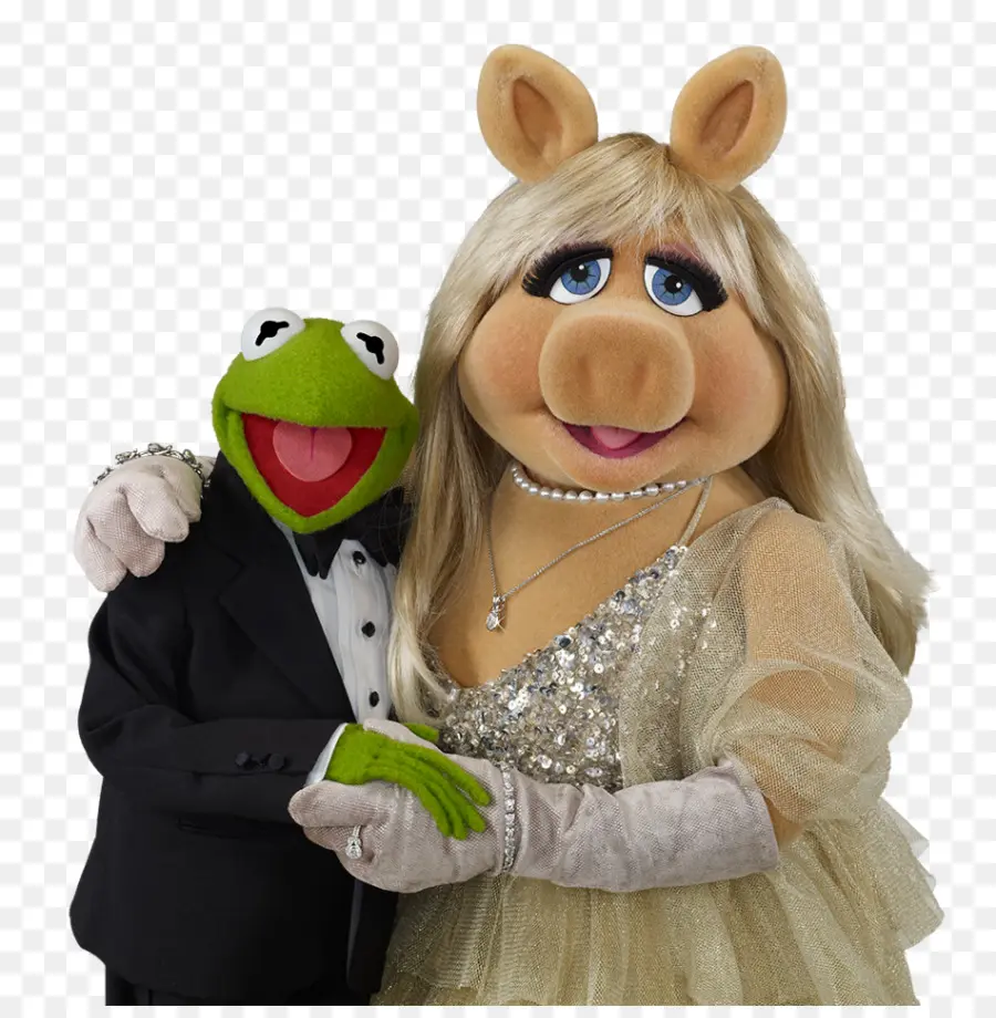 Miss Piggy，Kermit La Rana PNG