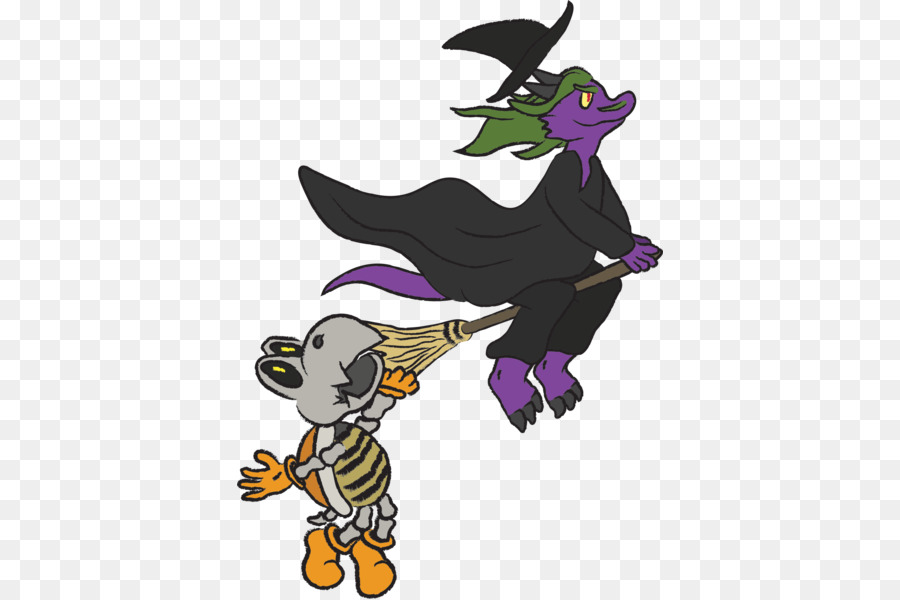 Bruja Y Esqueleto，Bruja PNG