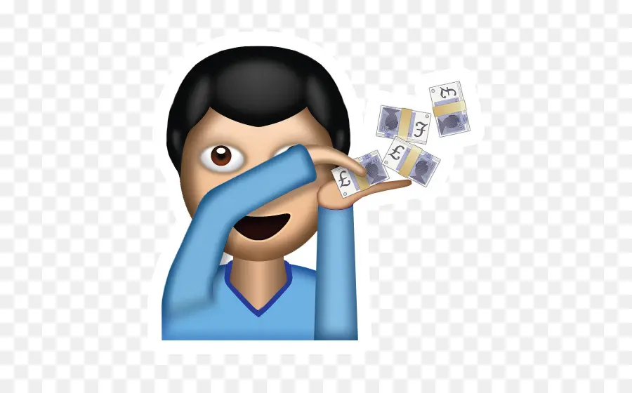 Emoji，Hacer Que Llueva El Amor Al Dinero PNG