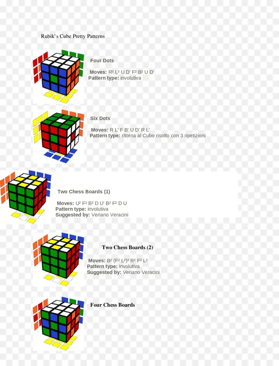 Patrones Del Cubo De Rubik，Rompecabezas PNG