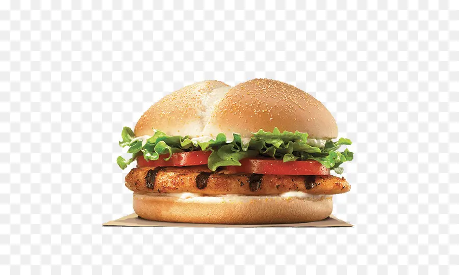 Burger King Grilled Chicken Sándwiches，Mentira PNG