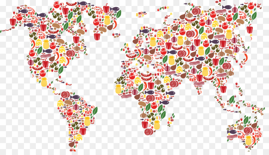 Mapa Mundial，Frutas PNG