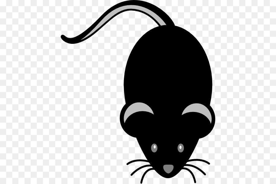 Ratón，Negro PNG