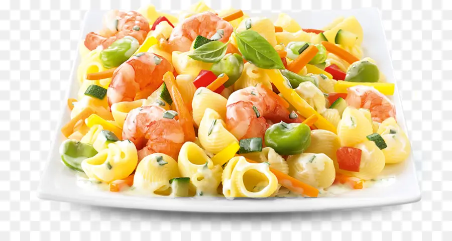 Ensalada De Pasta，Camarón PNG