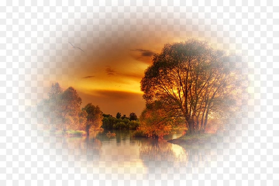 Paisaje，Atardecer PNG