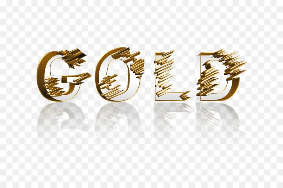 Texto Dorado，Metal PNG