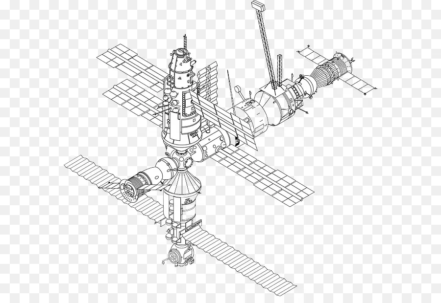 Estación Espacial，Satélite PNG