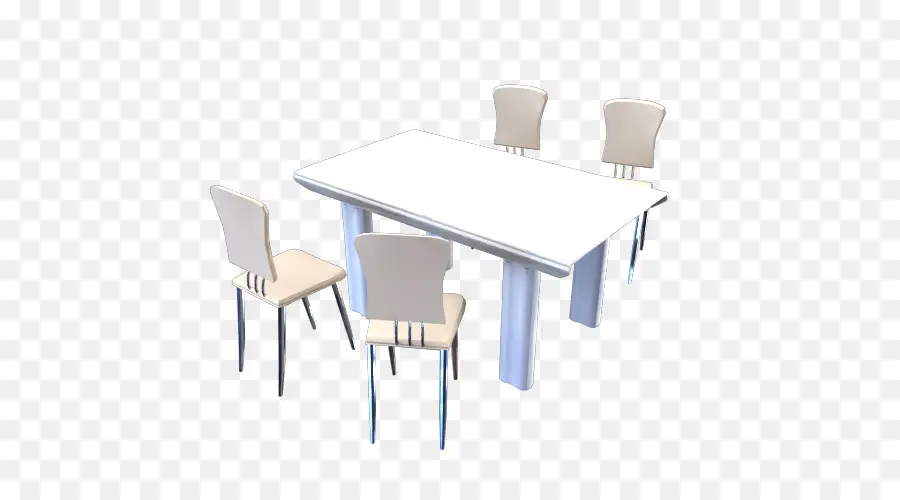 Mesa De Comedor，Sillas PNG