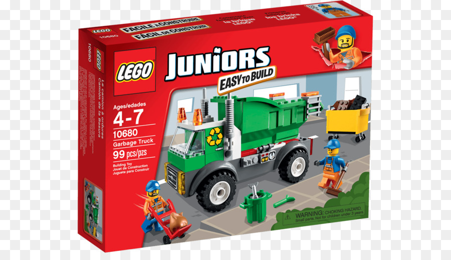 Lego，Lego 10680 Juniors Camión De La Basura PNG