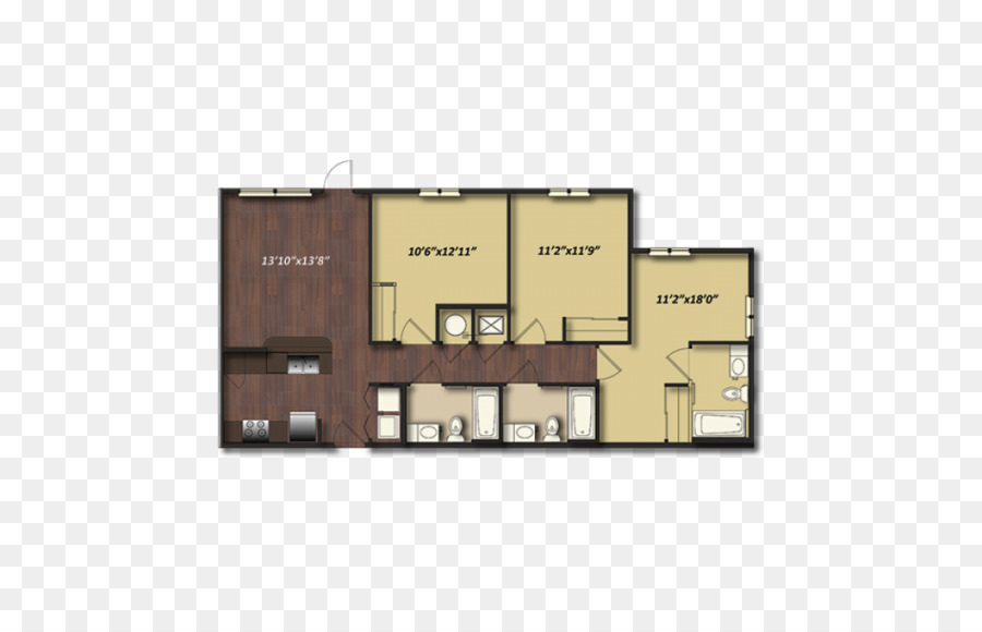 Plan De Piso，Apartamento PNG