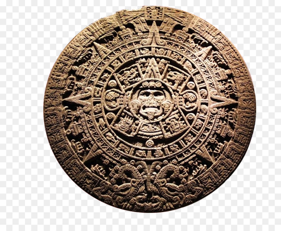 La Civilización Maya，Piedra Del Calendario Azteca PNG