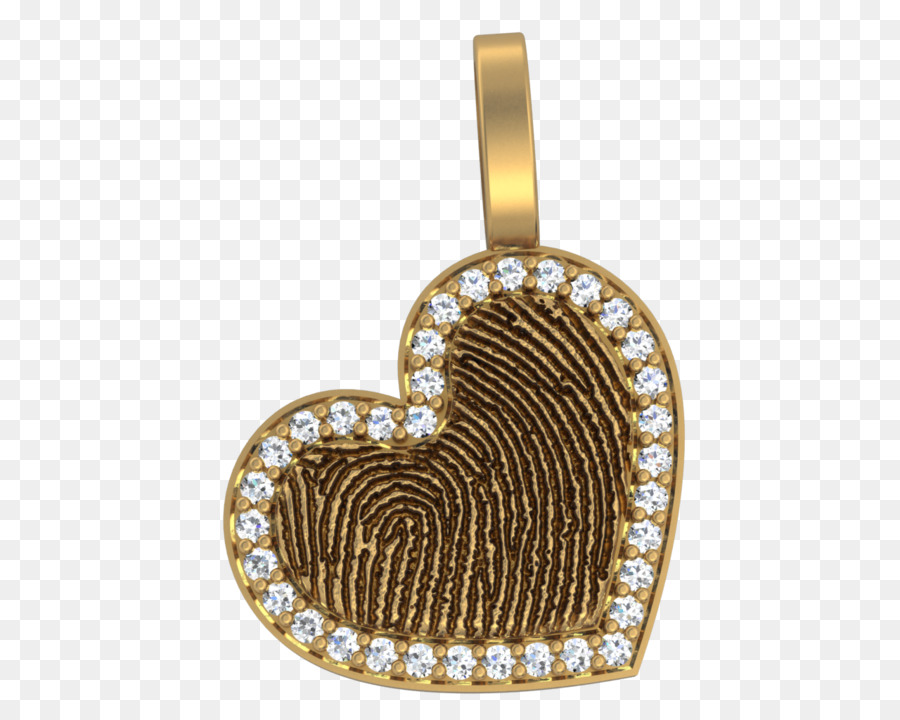 Colgante De Corazón，Oro PNG