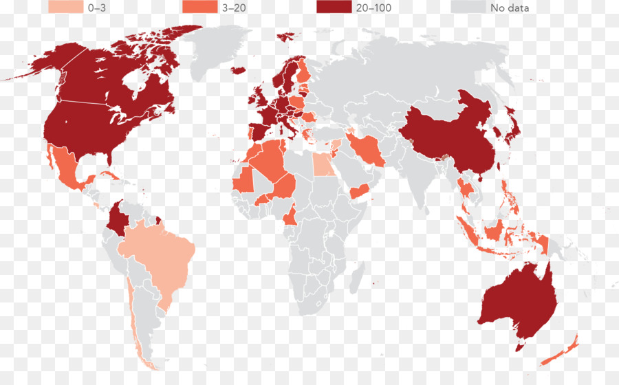 Mapa Mundial，Países PNG