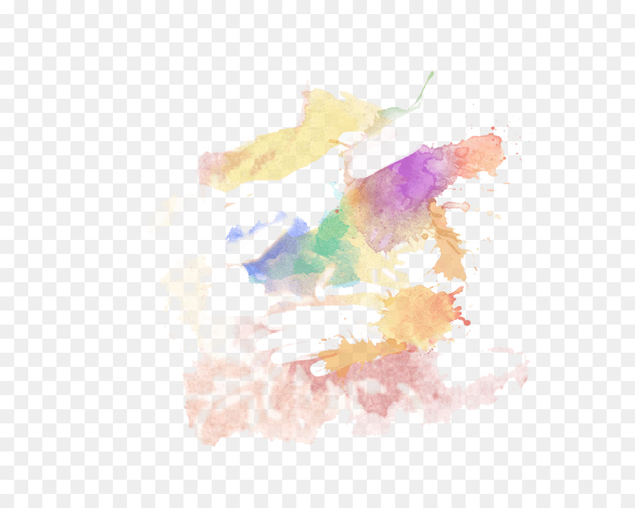 Trazos De Pintura Coloridos，Acuarela PNG