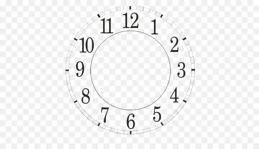 Reloj De 24 Horas，Números Romanos PNG