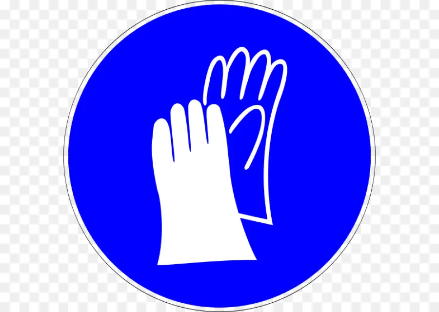 Guantes，Azul PNG