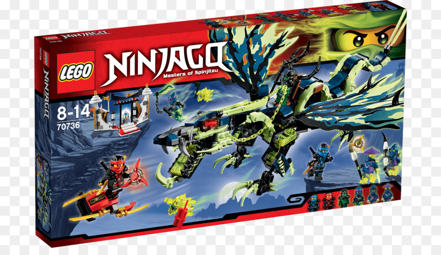 Lego 70736 Ninjago Ataque De El Morro Del Dragón，Amazoncom PNG