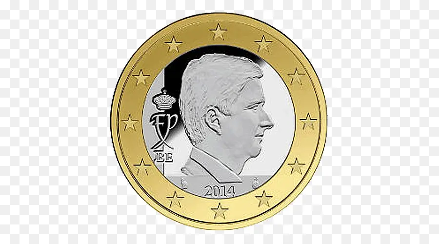 Bélgica，El 50 De Las Monedas De Euro PNG