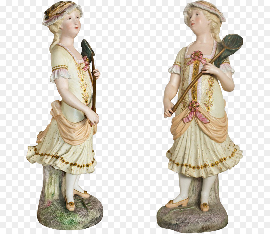 Figurilla，Porcelana De Bisque PNG