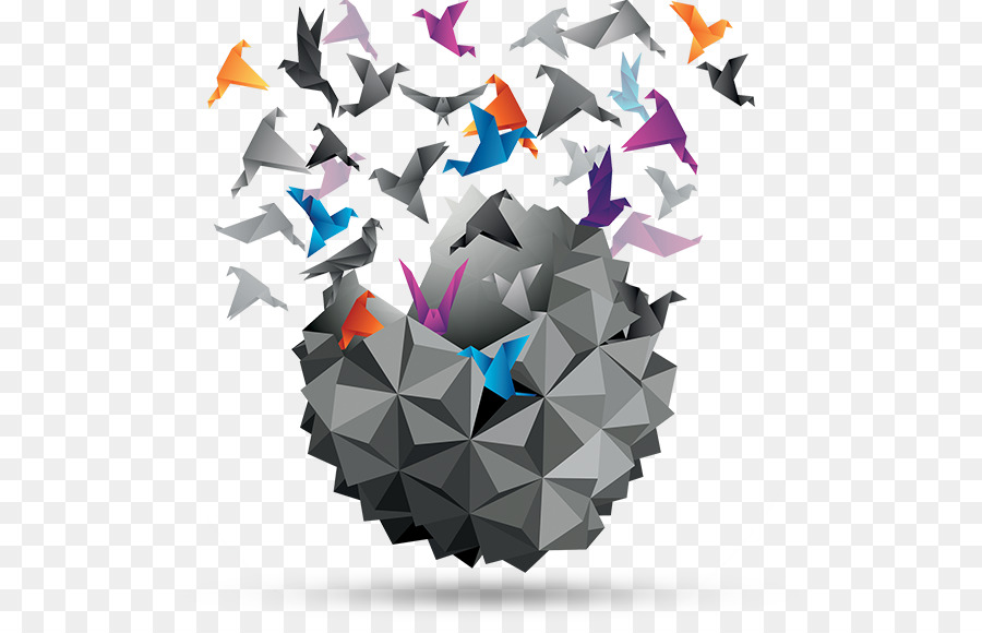 Aves De Origami，Papel PNG