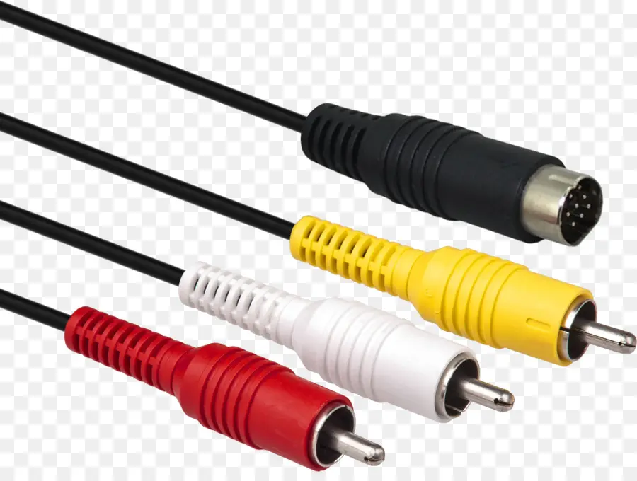 Cables Av，Rojo PNG