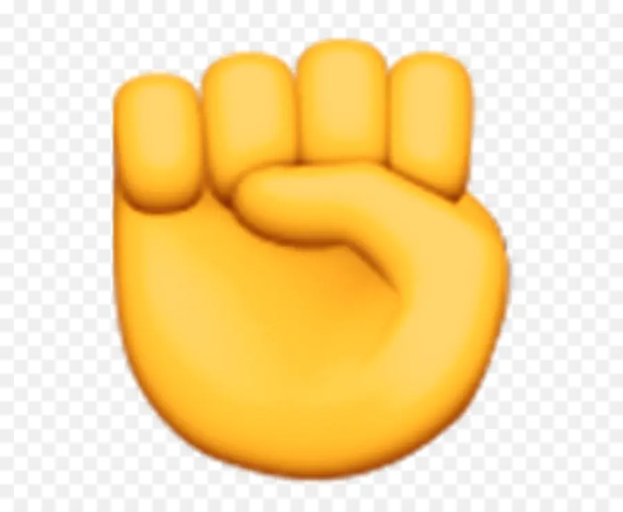 Emoji，Levantó El Puño PNG
