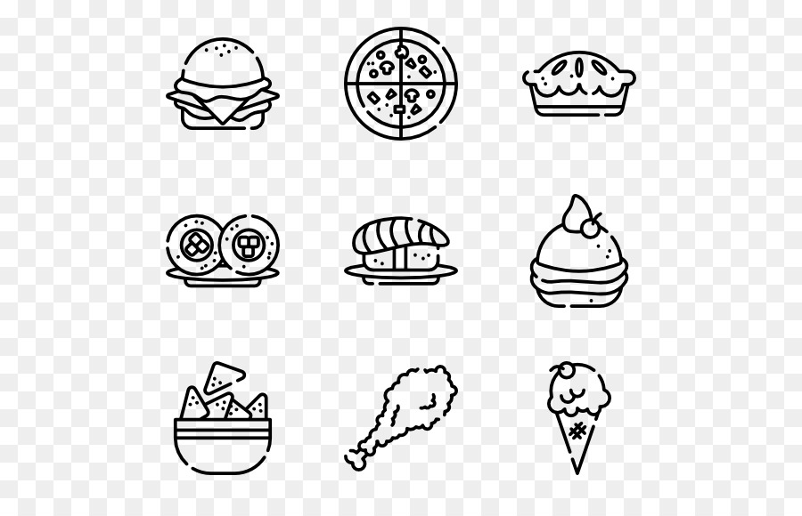 Iconos De Comida，Comida Rápida PNG