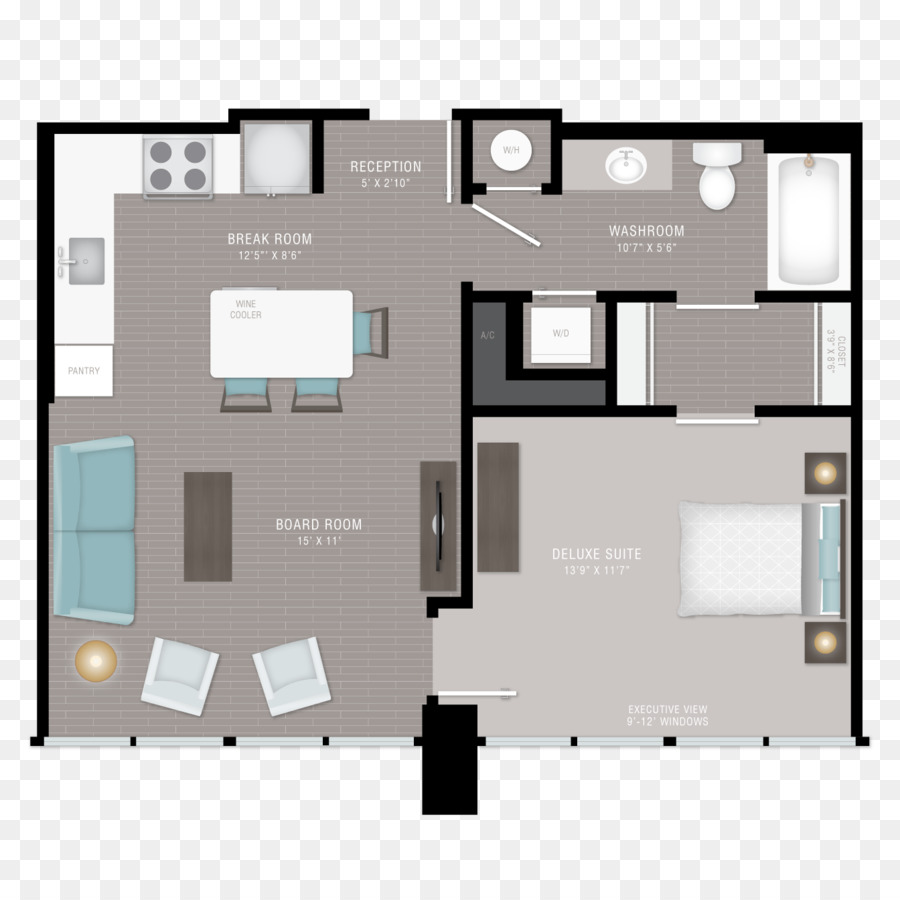 La Oficina De Los Apartamentos，Plan De Piso PNG