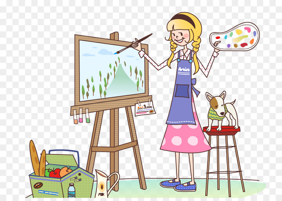 Pintura，Pintor PNG