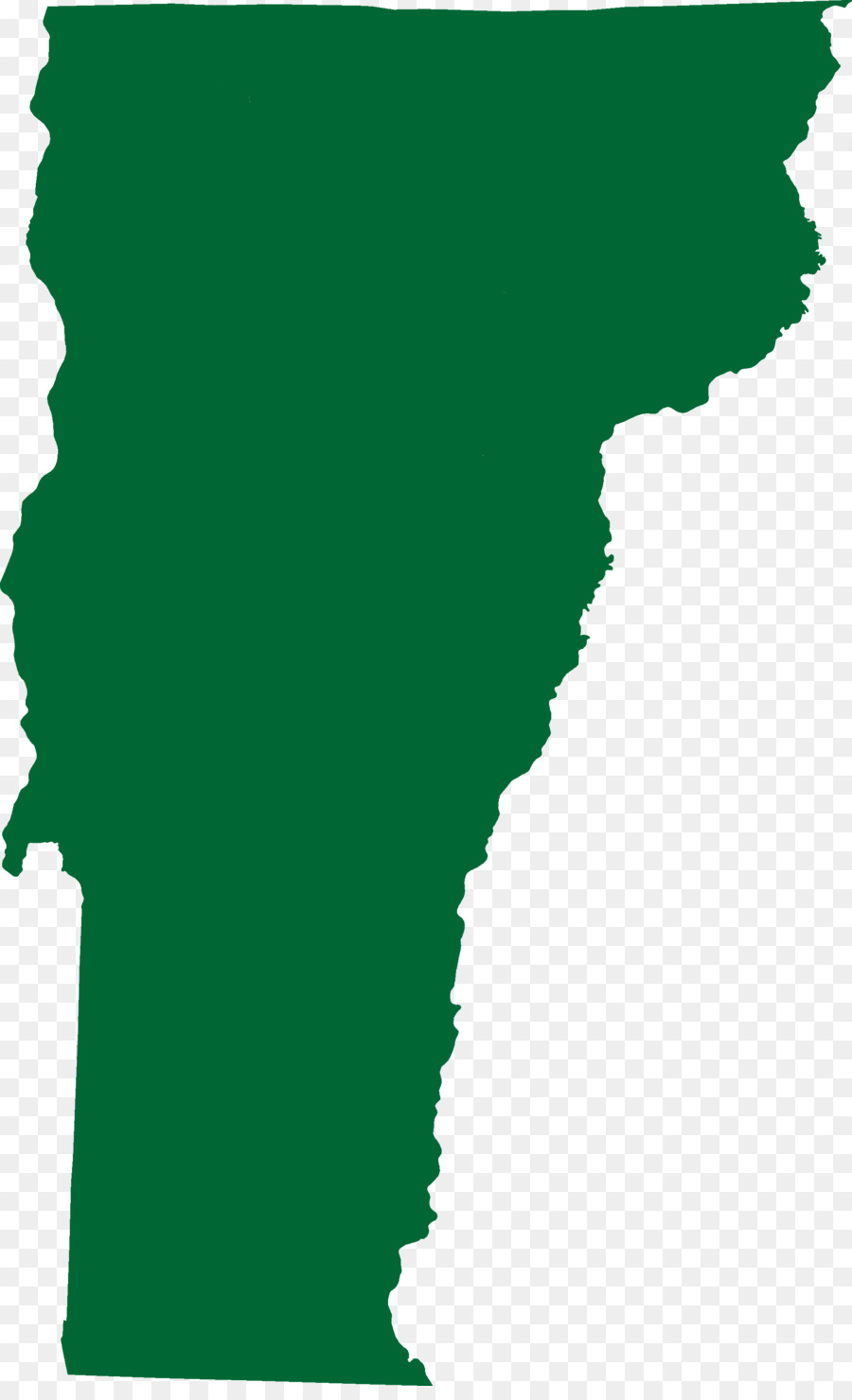 Mapa De Vermont，Estado PNG