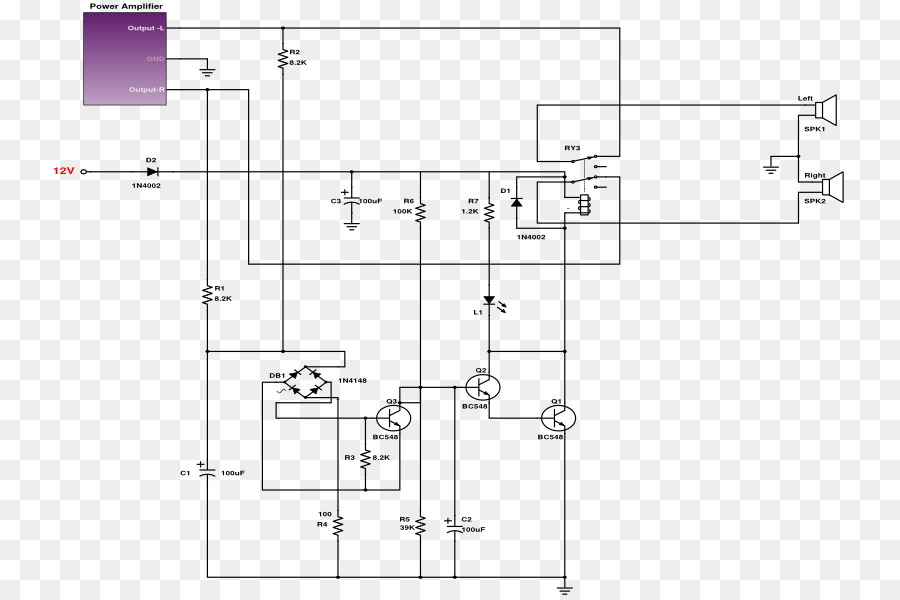 Diagrama De Circuito，Circuito Electrónico PNG