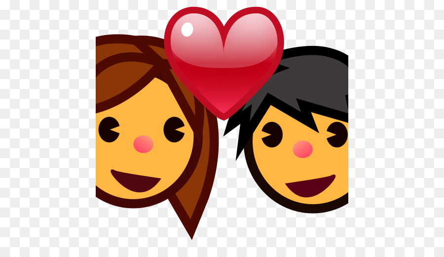 Pareja Emoji，Amar PNG