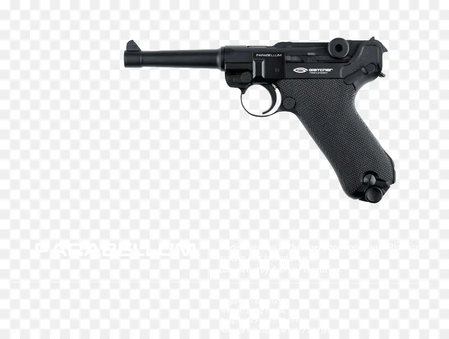 Pistola Luger，Pistola De Aire PNG