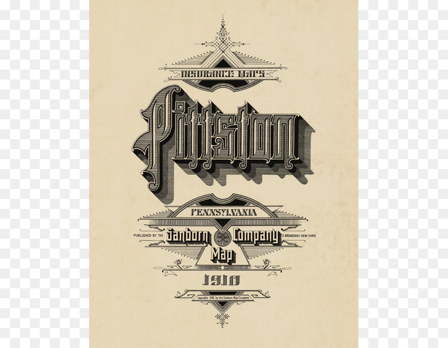 Pittston Pennsylvania，Mapa PNG