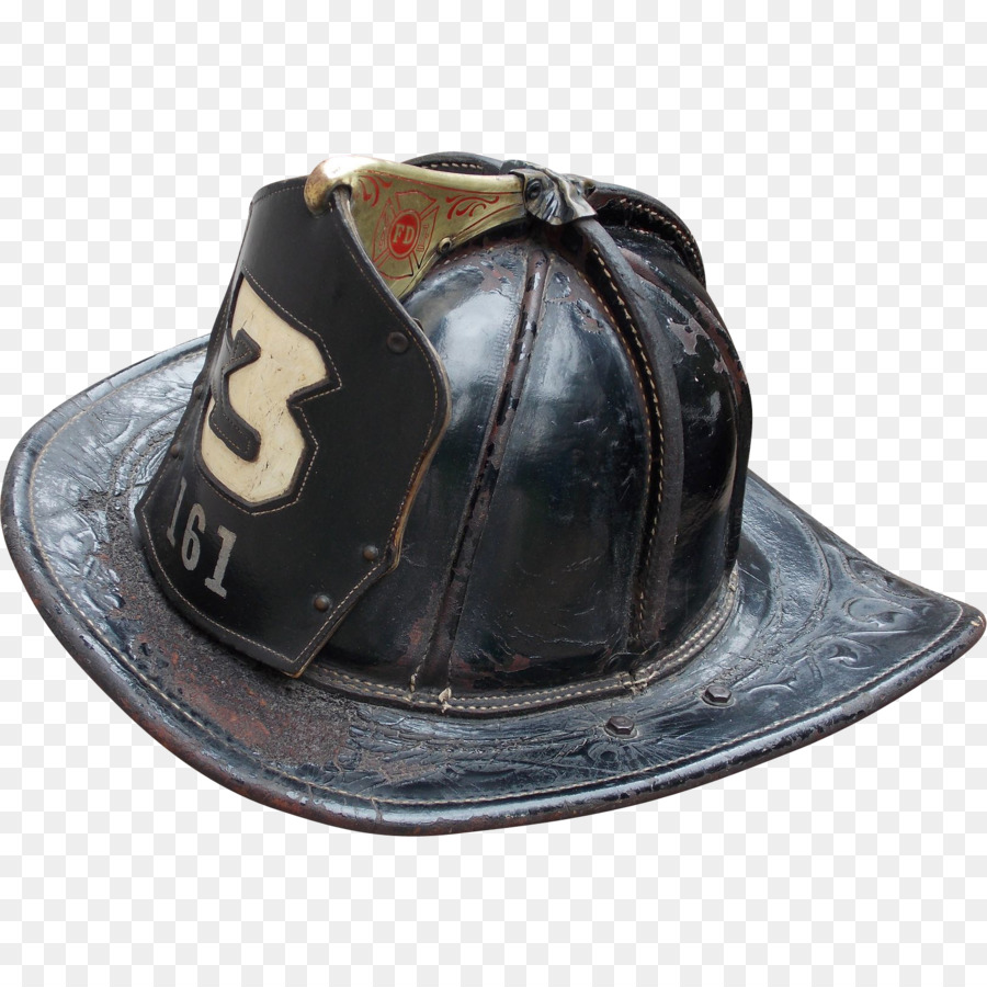 El Casco De Bombero，De Cuero PNG