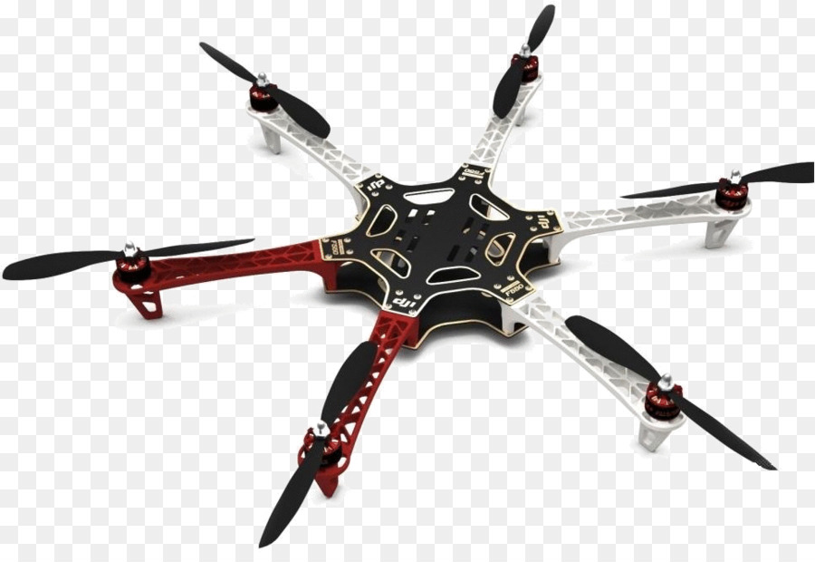 Drone De Hélice Rojo，Cuadricóptero PNG