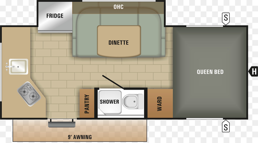 Plan De Piso，Autocaravanas PNG