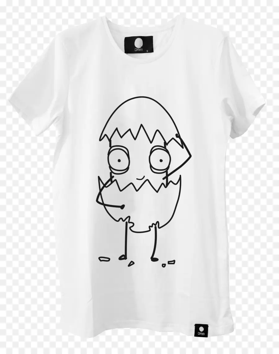 Camiseta Garabato，Blanco PNG